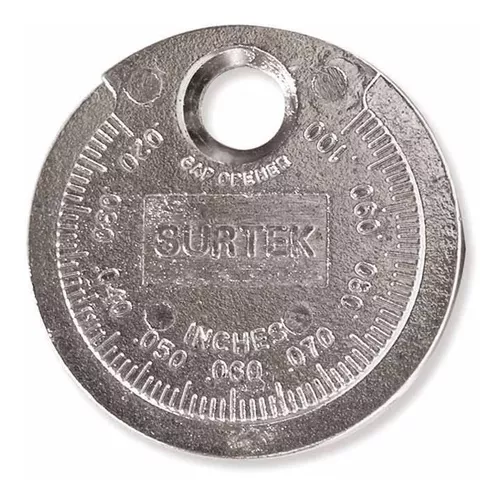 229452 SURTEK - Calibrador redondo tipo rampa en pulgadas y mm Surtek