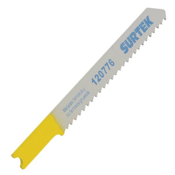 230065 SURTEK - Segueta caladora corte recto dpp 12 zanco U con 5pz 120776 Surtek