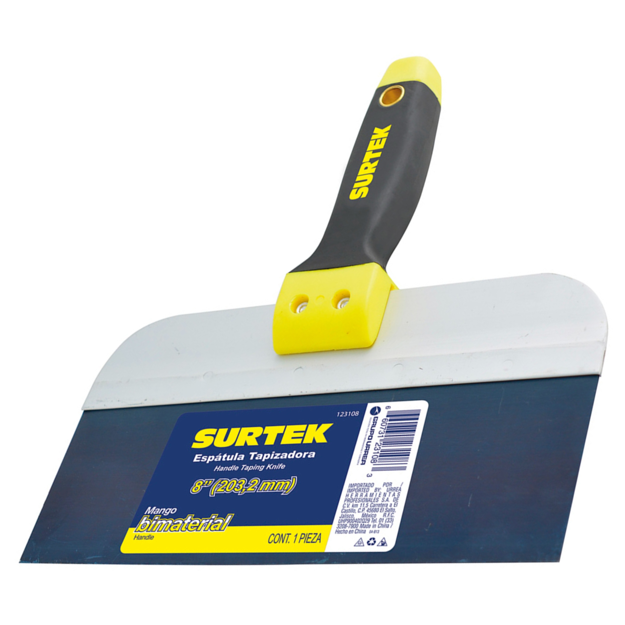 231054 SURTEK - Espatula tapizadora acero 8