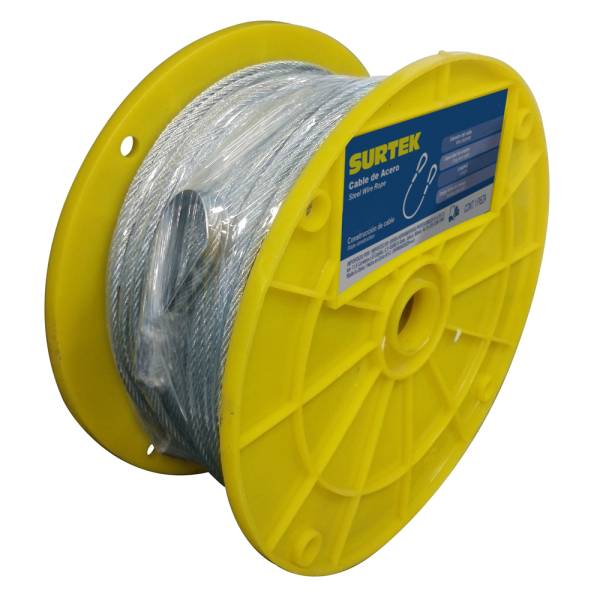 232068 SURTEK - Cable de acero rigido 7 x 7 1/8