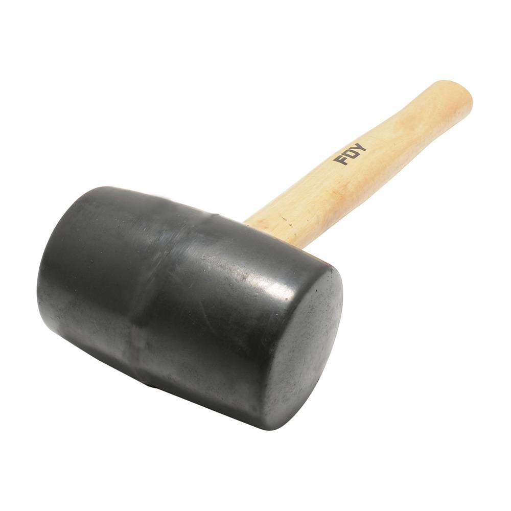 232551 FOY - Mazo hule negro 24oz mango de madera 13