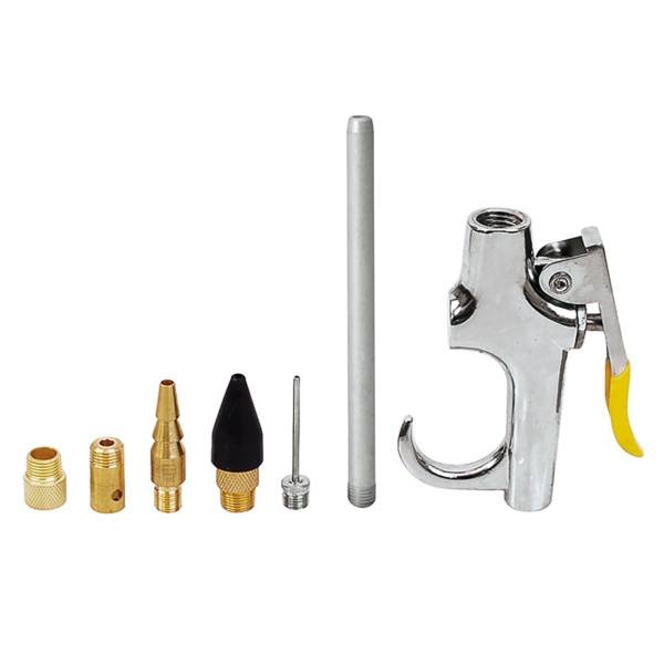 232755 SURTEK - Juego pistola soplete con 7 boquillas Surtek