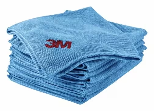 234474 SCOTCH-BRITE - Toalla de microfibra 36 x 36cm azul bolsa con 10 pz Scotch-Brite 3M