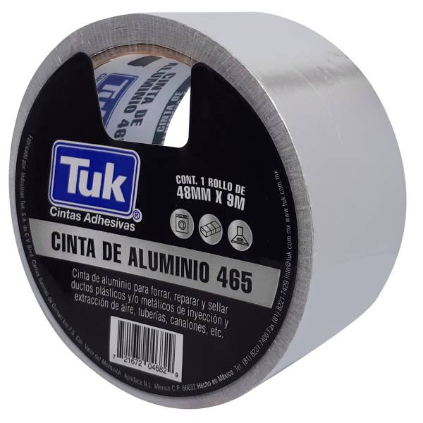 234565 TUK - Cinta de aluminio 48mm x 09mts 465 Tuk