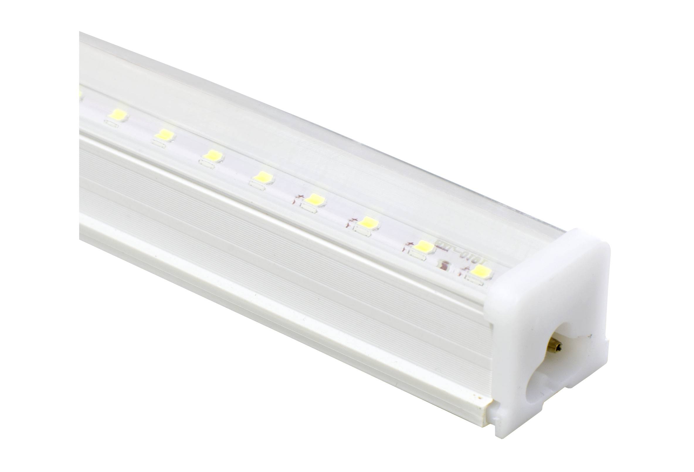 234568 KLEY - Lampara LED 6500k t8 LDD con base plastica transparente Kley