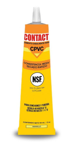 234574 CONTACT - Pegamento para CPVC 060ml en tubo 227 Contact