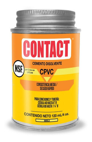 234575 CONTACT - Pegamento para CPVC 120ml 1/8 227 Contact