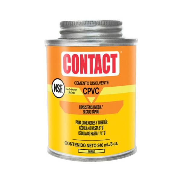 234576 CONTACT - Pegamento para CPVC 240ml 1/4 227 Contact