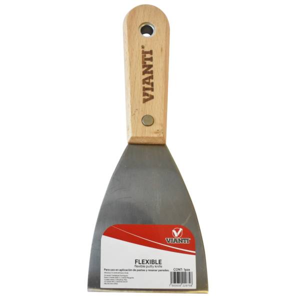 237191 VIANTI - Espatula flexible acero 125mm 5