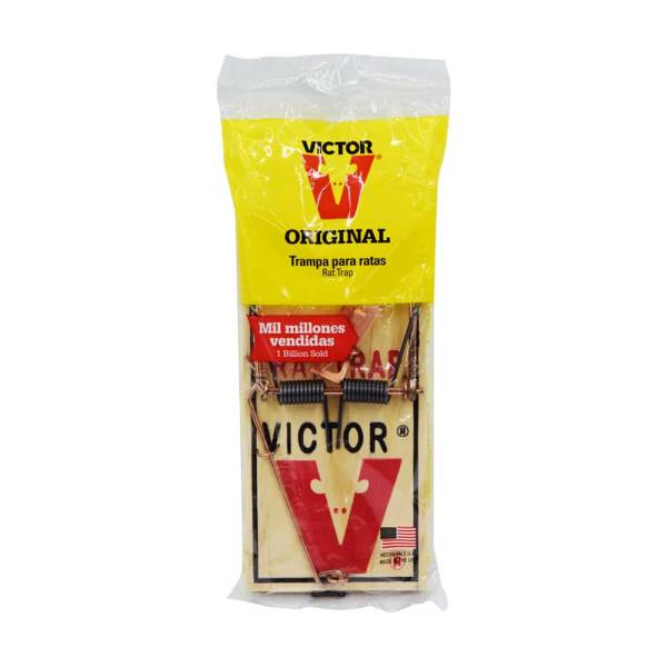 238058 VICTOR - Ratonera de madera grande blister Victor