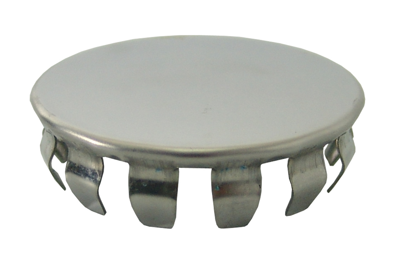 238486 COFLEX - Cubretaladro redondo liso de acero inoxidable cromada a presion PLA101 Coflex