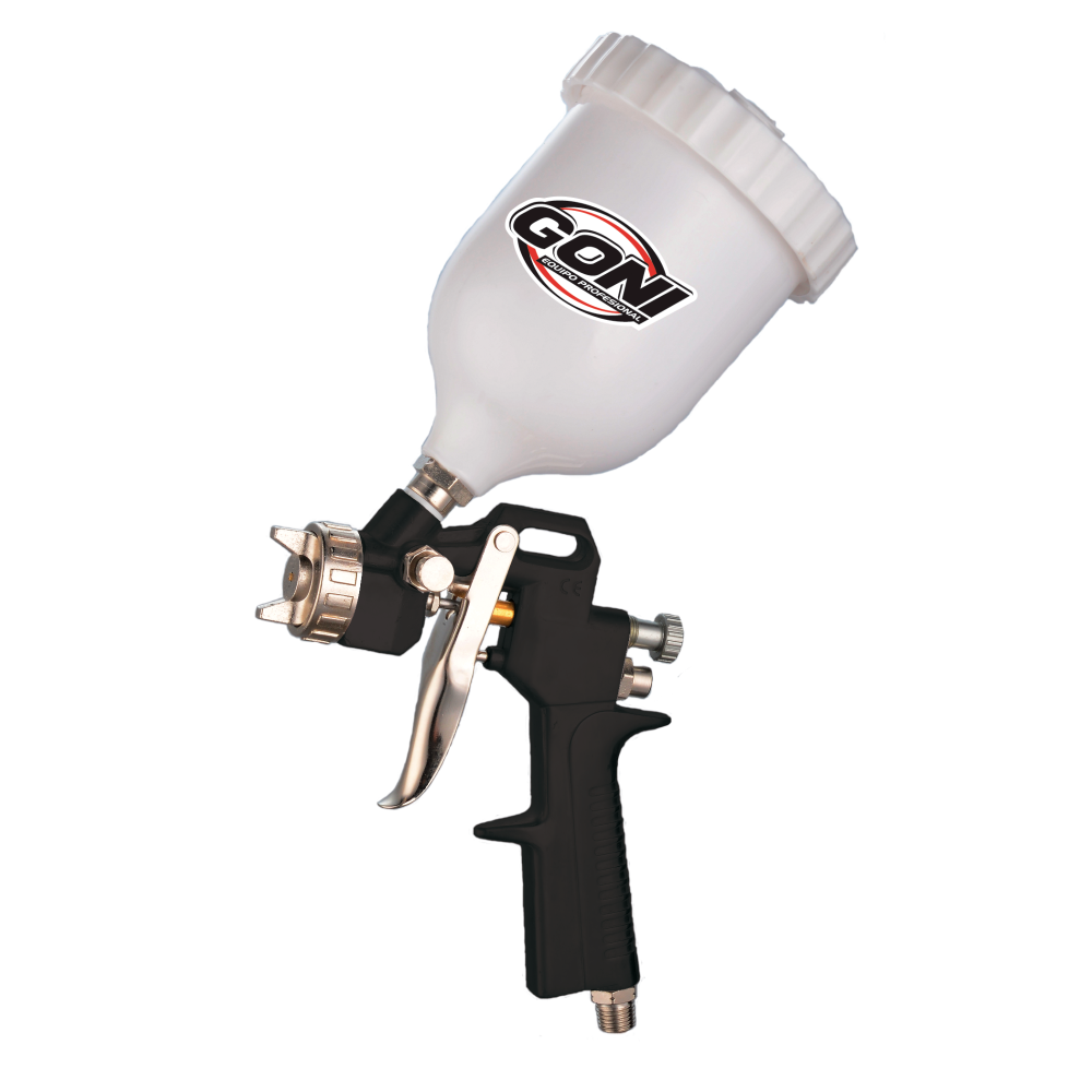 239004 GONI - Pistola para pintar de gravedad hibrida altos solidos 33012 Goni