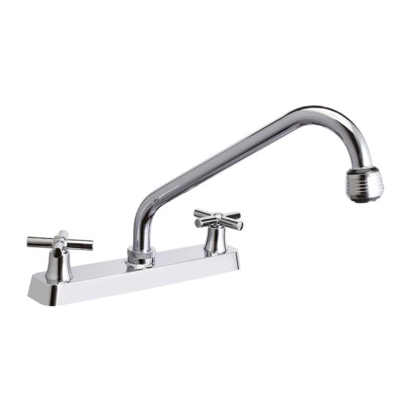 241111 VIANTI - Mezcladora fregadero laton tipo standard maneral cruz cromada MFV011 Vianti