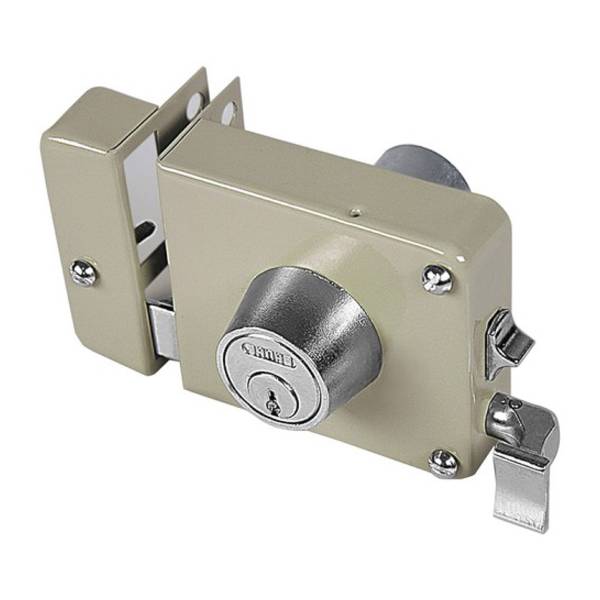 2563 FANAL - Cerradura sobreponer izquierda beige montafacil caja Fanal