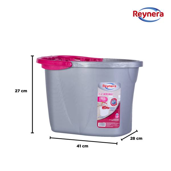 279665 REYNERA - Cubeta plastica con exprimidor para trapeador 12 lt Xprime Reynera