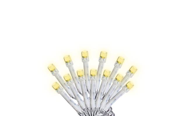 280271 VIANTI - Serie navideña 100 luces led calida cable transparente 8 funciones Vianti