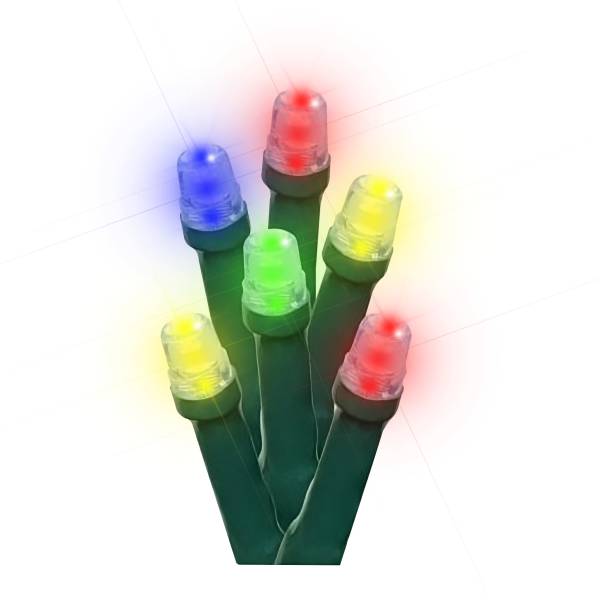 280274 VIANTI - Serie navideña 150 luces led multicolor tipo red cable verde Vianti