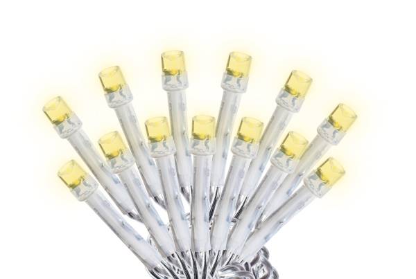 280279 VIANTI - Serie navideña 300 luces led calida cable transparente 8 funciones Vianti