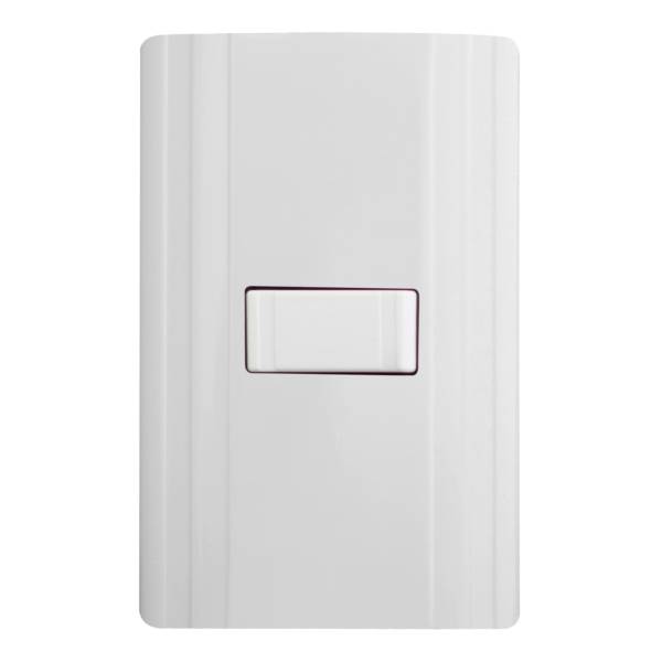 280379 MONTANA - Placa 1 ventana con apagador sencillo blanco CORSA Montana