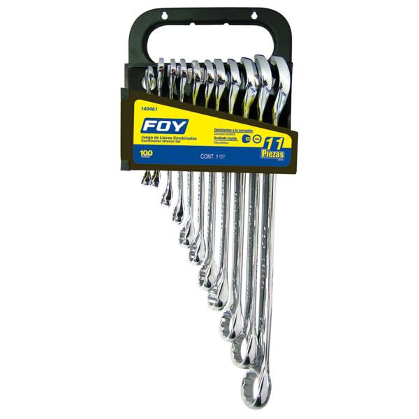 280474 FOY - Juego 11 llaves combinadas standard pulida FOY
