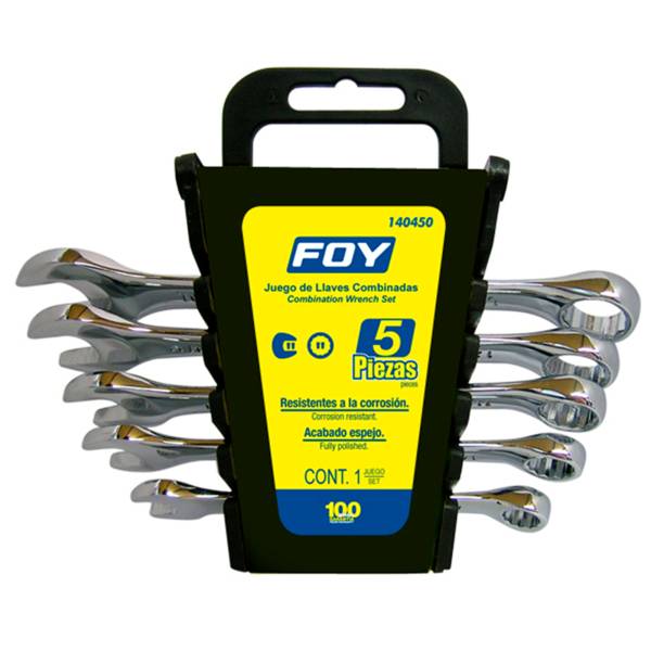280494 FOY - Juego llaves combinadas 5pz FOY