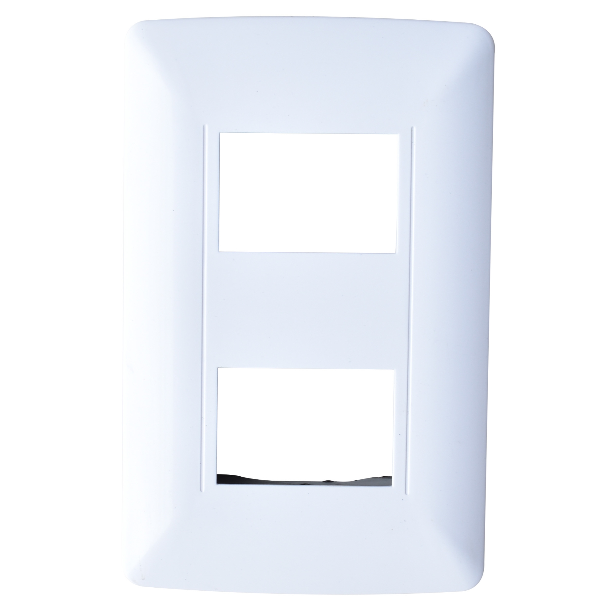 280664 VIANTI - Placa 2 ventanas blanco Vianti