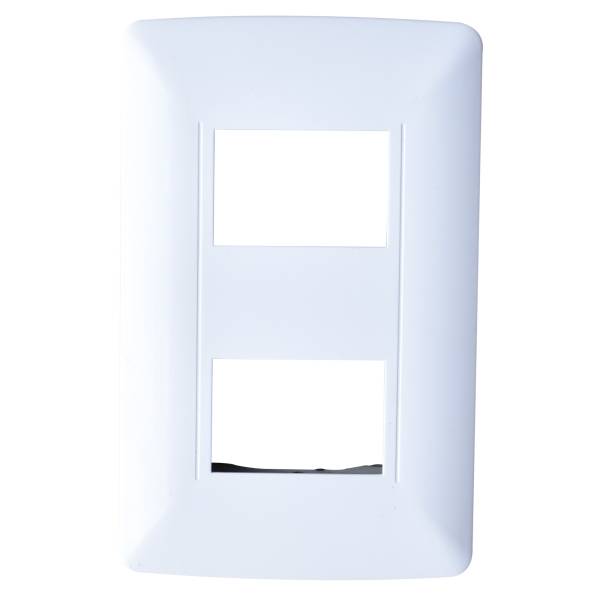 280664 VIANTI - Placa 2 ventanas blanco Vianti