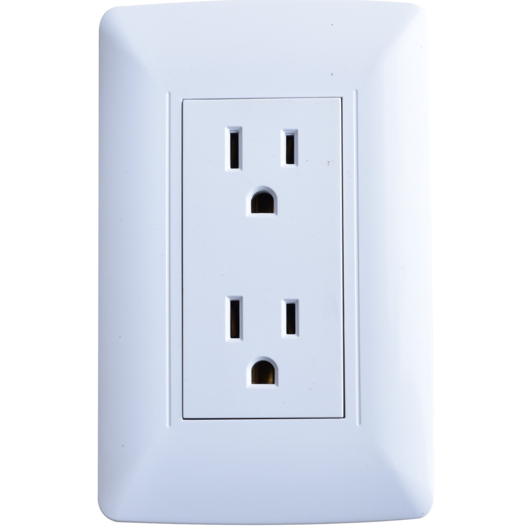 280670 VIANTI - Placa con contacto duplex 2p+t blanco Vianti