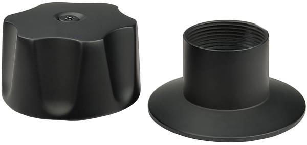 280686 VIANTI - Maneral para regadera con chapeton standard negro con 2pz Vianti