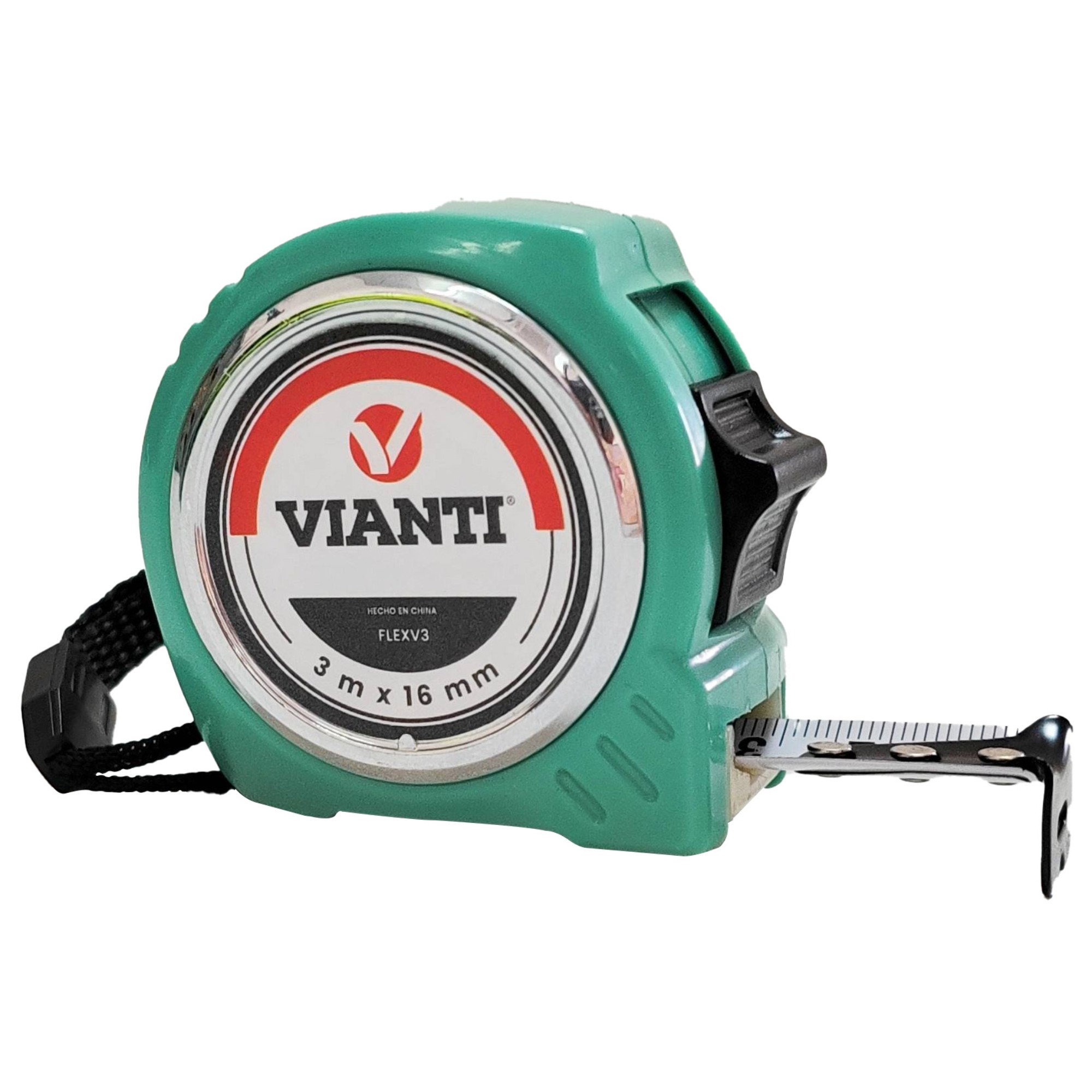 280695 VIANTI - Flexometro 16mm 3mt/10ft ABS colores para display Vianti