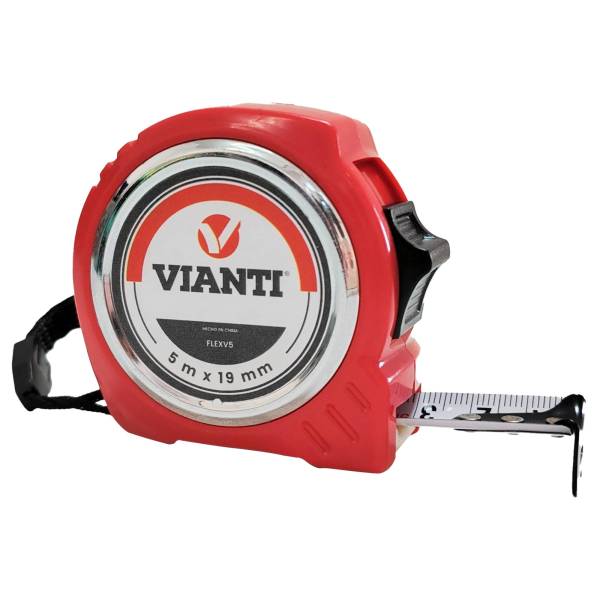 280696 VIANTI - Flexometro 19mm 5mt/16ft ABS colores para display Vianti