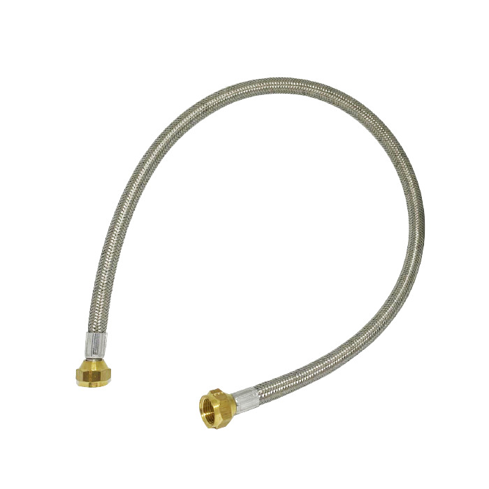 280855 DELCA - Manguera para uso general de aluminio 010 3/8 x 3/8 400cm tuerca de laton A4 Mareocsa