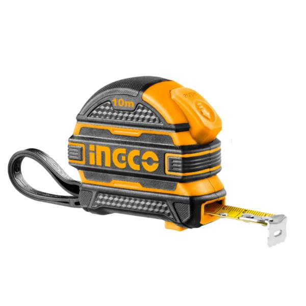 280985 INGCO - Flexometro 25mm 10mt/33ft anti-impactos negro/amarillo Industrial tar Ingco