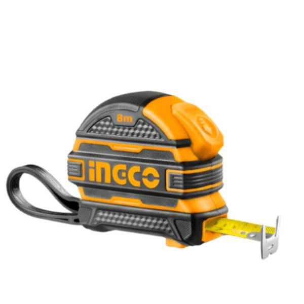 280988 INGCO - Flexometro 25mm 8mt/26ft anti-impactos negro/amarillo Industrial tarjeta Ingco