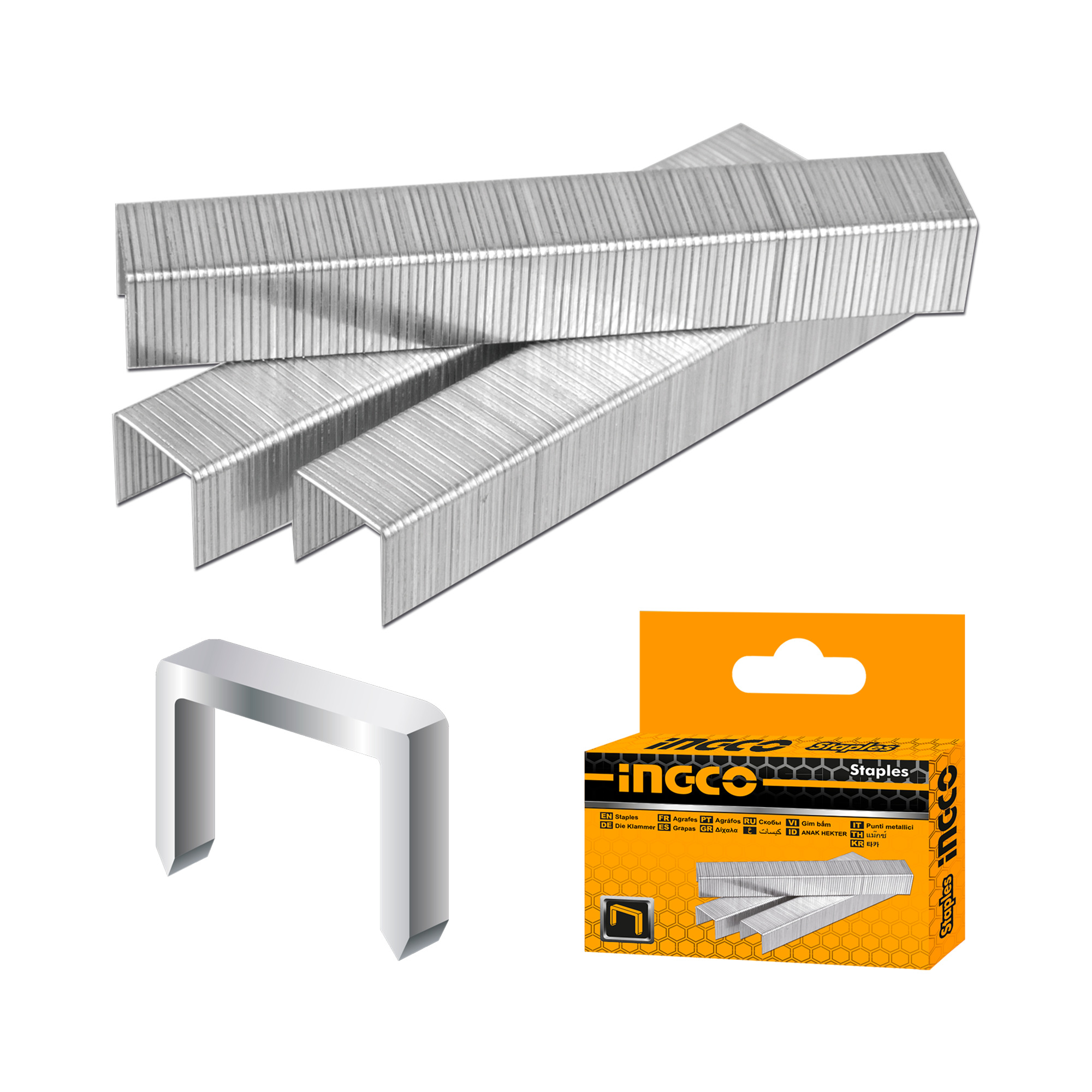 280992 INGCO - Grapa para pistola 08mm con 1000pz STS0208 Ingco