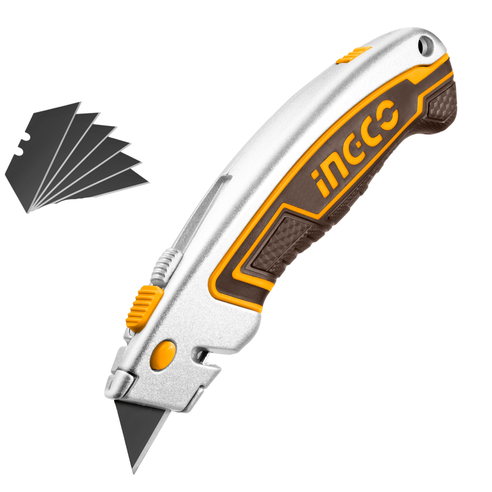 281042 INGCO - Navaja retractil aluminio 6