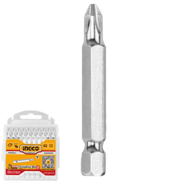 281076 INGCO - Punta para desarmador cruz ph2 2