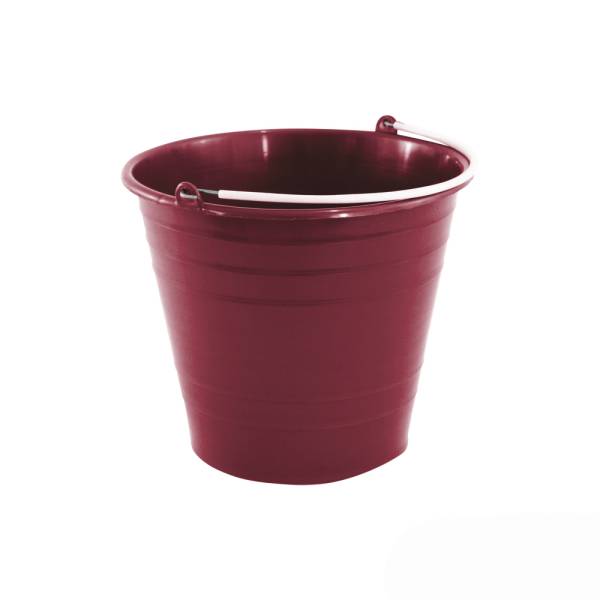 281136 AKSI - Cubeta plastica multiusos 10 lt roja 800504 Aksi