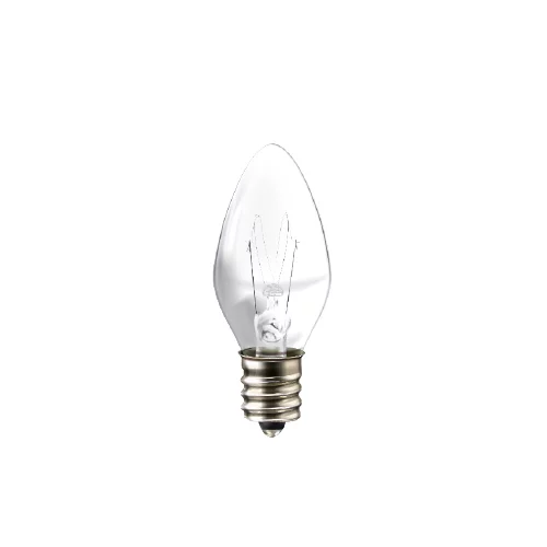 281144 AKSI - Foco 7.5w base E12 transparente con 50pz 122271 Aksi