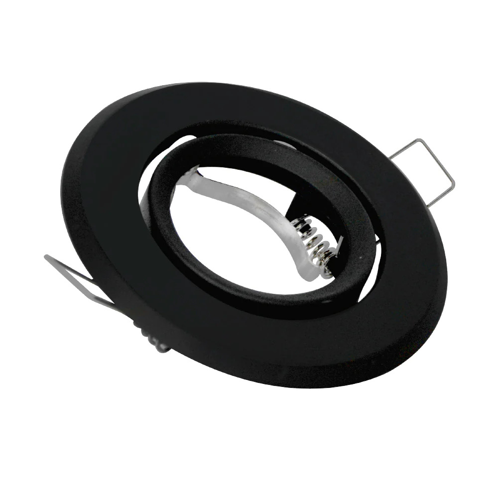 281176 AKSI - Luminario empotrar dirigible negro GU5.3 125012 Aksi