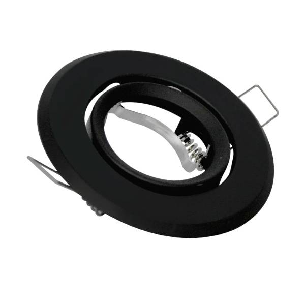 281176 AKSI - Luminario empotrar dirigible negro GU5.3 125012 Aksi