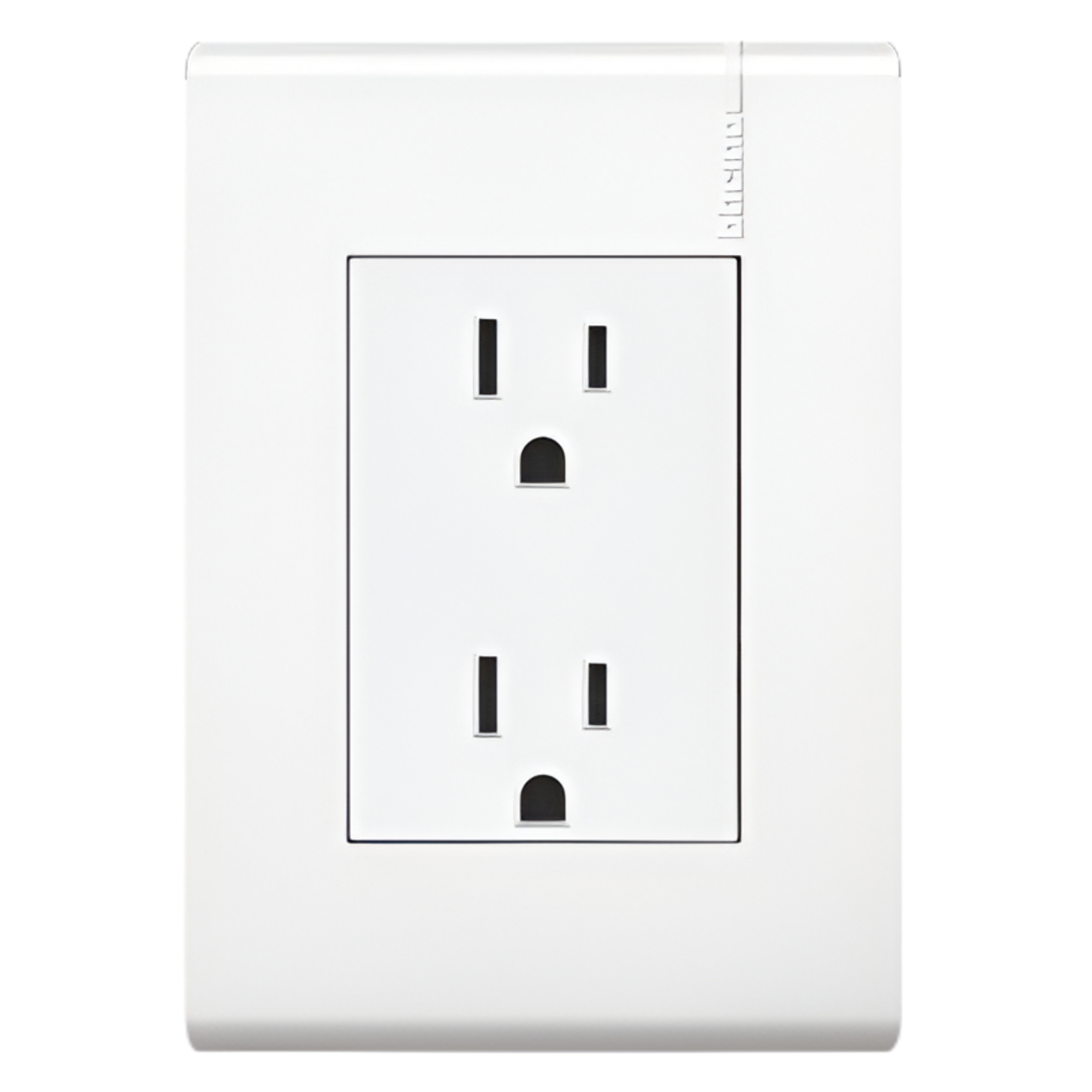 Placa con contacto duplex 2p+t blanco Modus Pro Bticino