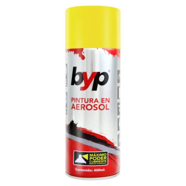 281586 BYP - Pintura en aerosol 400ml amarillo neon AAF BYP