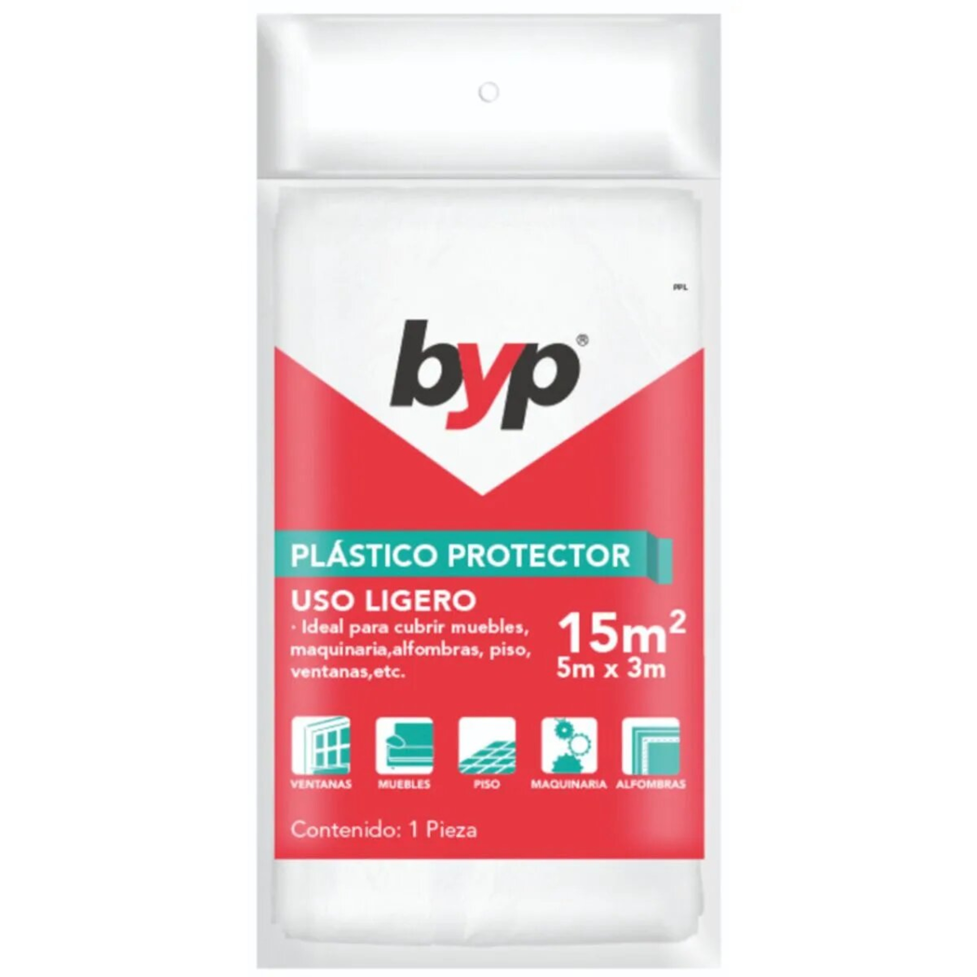 281620 BYP - Plastiprotector uso ligero 5.0x3m PPL BYP