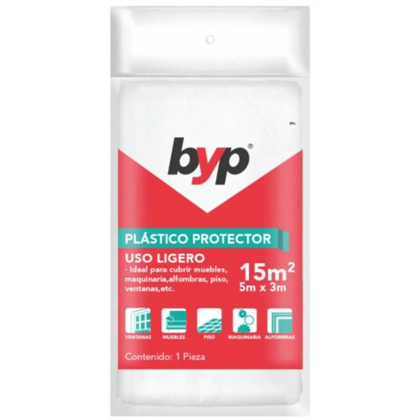 281620 BYP - Plastiprotector uso ligero 5.0x3m PPL BYP