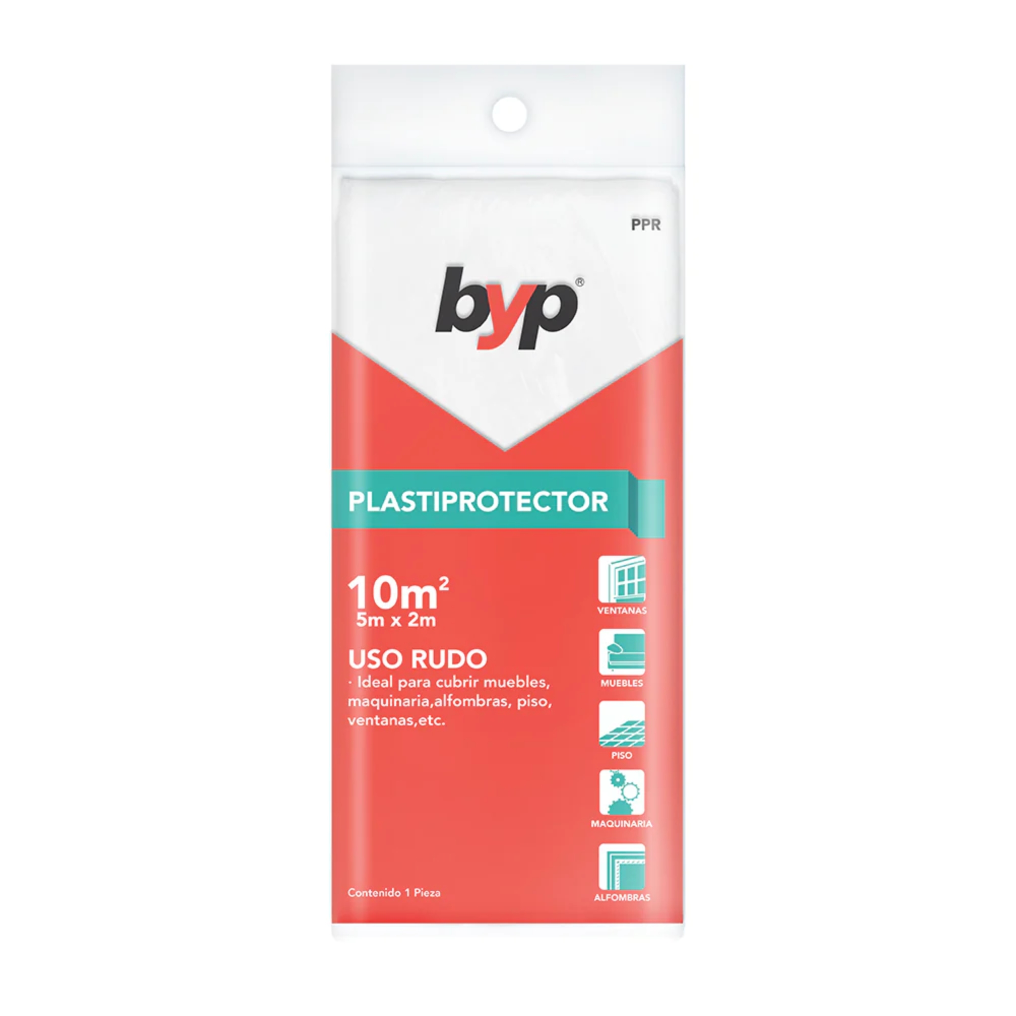 281621 BYP - Plastiprotector uso rudo 5.0x2m PPR BYP