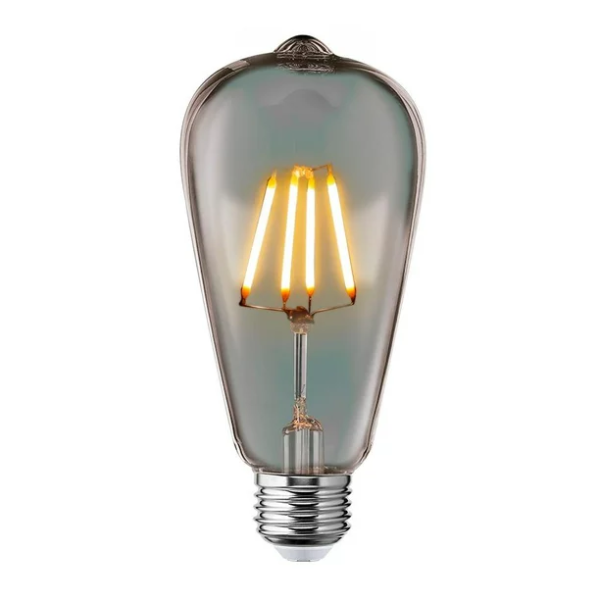 281694 AKSI - Foco de led tipo edison/mazorca smoke 5w 2200k LC Aksi