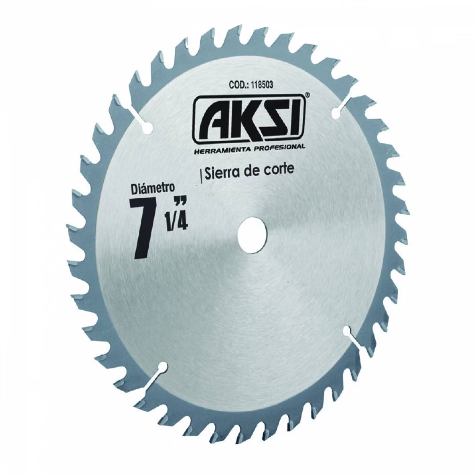 281848 AKSI - Sierra para madera con 40 dientes de carburo 10x1 Aksi