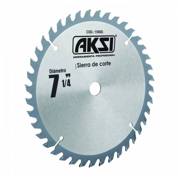 281848 AKSI - Sierra para madera con 40 dientes de carburo 10x1 Aksi
