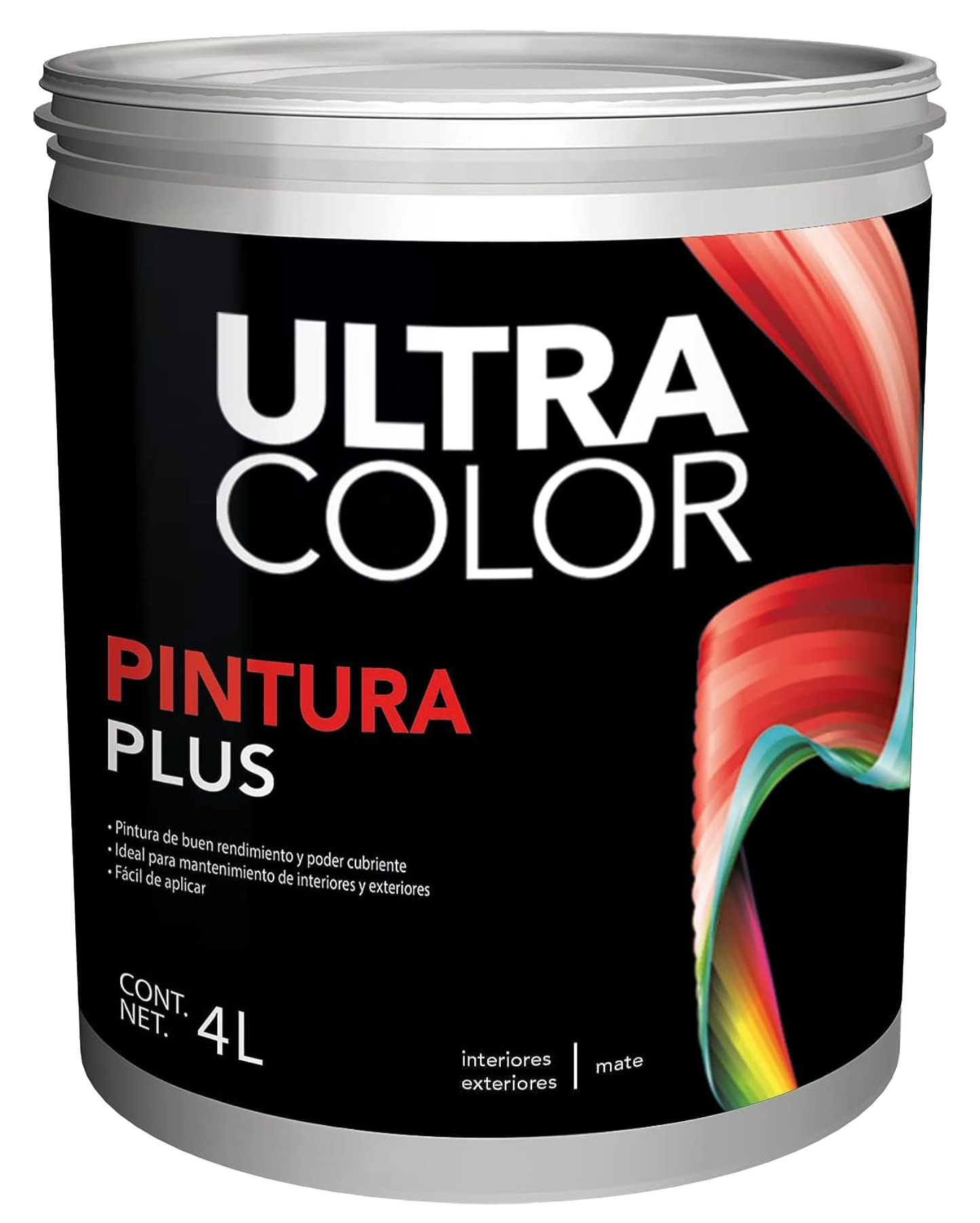 281884 ULTRACOLOR - Pintura vinil plus gris claro 4.0l Ultracolor